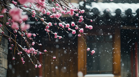 雪中梅花