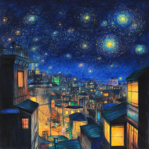 星空之城夜色悠悠