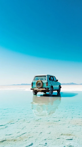 大众盐湖停车全景