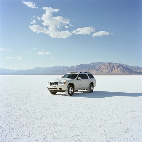 克莱斯勒盐滩山景