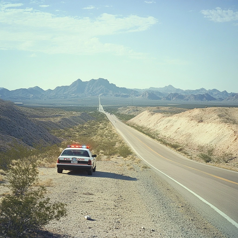 高速公路边防巡逻车