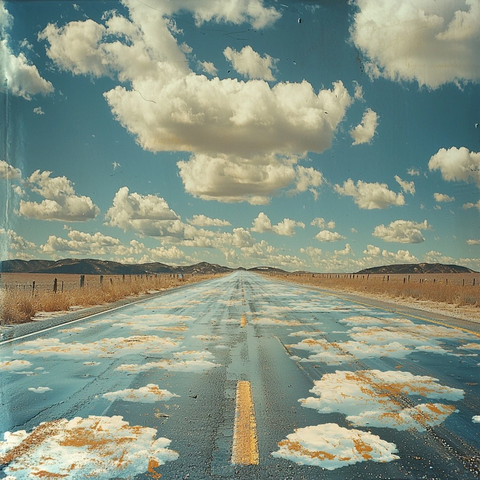 沥青路面云朵图案设计