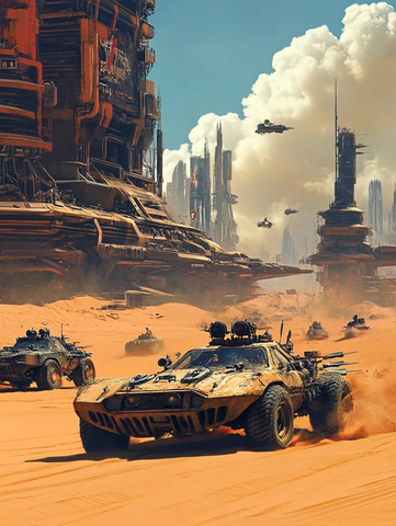 废土赛车武器科幻建筑