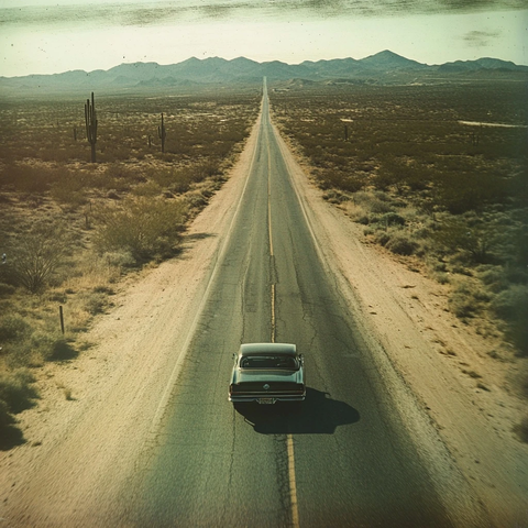 汽车行驶在公路