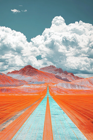 红砂岩与几何线条的融合