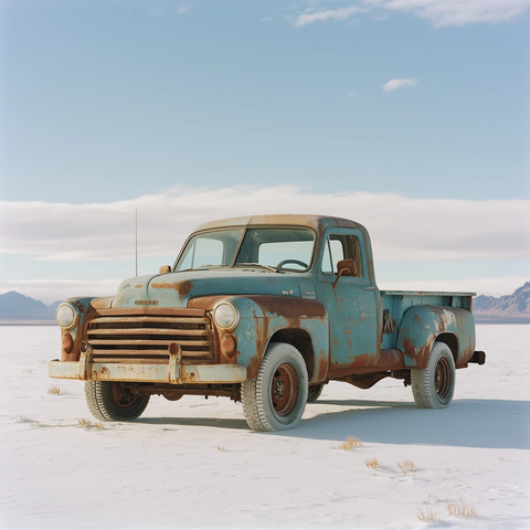 车辆压缩景观晨光映照