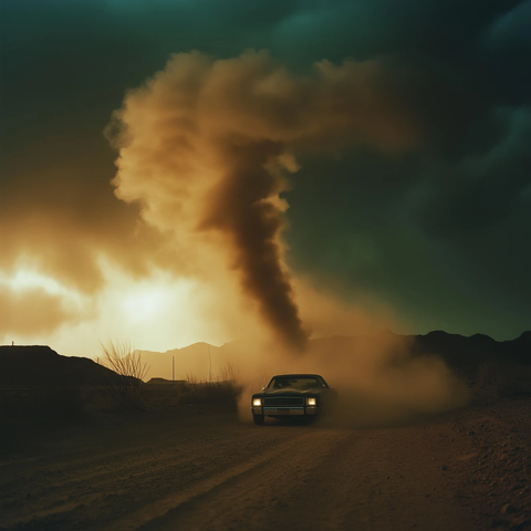 工业摄影风暴射击场景