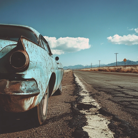 路边停放的汽车