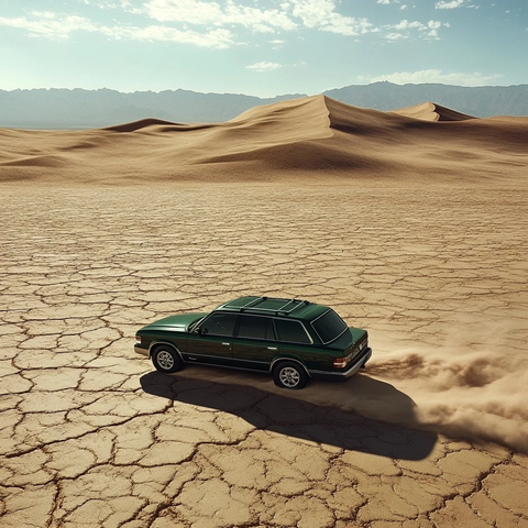 桑塔纳沙漠疾驰