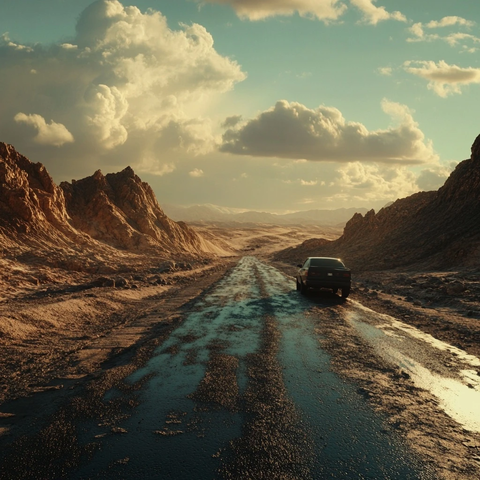 前往未知目的地的道路