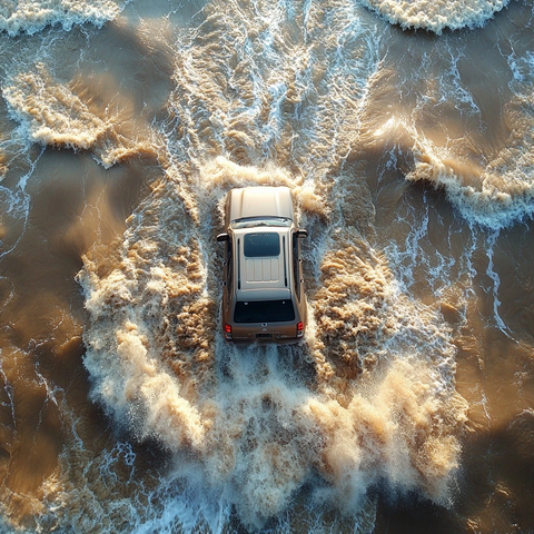 水下驾驶陆地巡洋舰