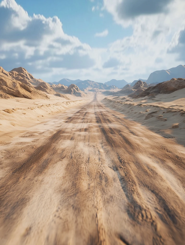 山间赛道俯瞰视角