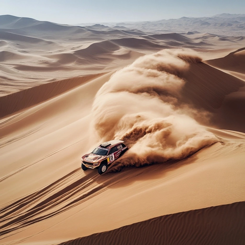 沙漠赛车竞技场景