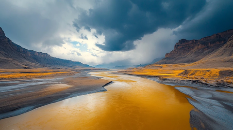 黄河壮丽风光佳能镜头捕捉