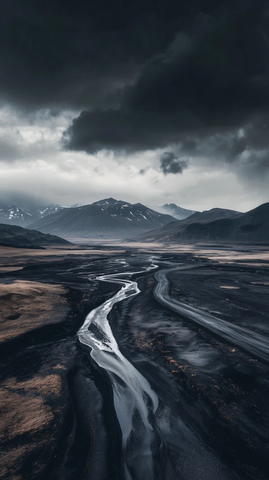 黑山河流越野路径