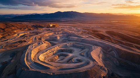 锂矿开采与加工场景