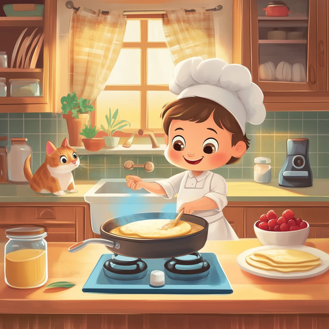 小厨师煎饼乐趣多