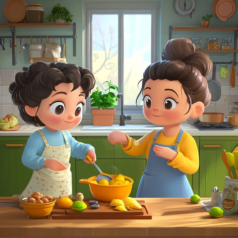 妈妈宝宝厨房互动时光