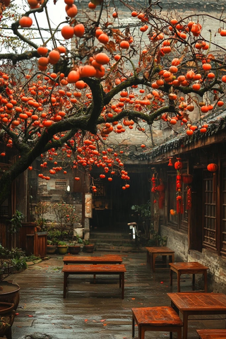 古巷秋韵