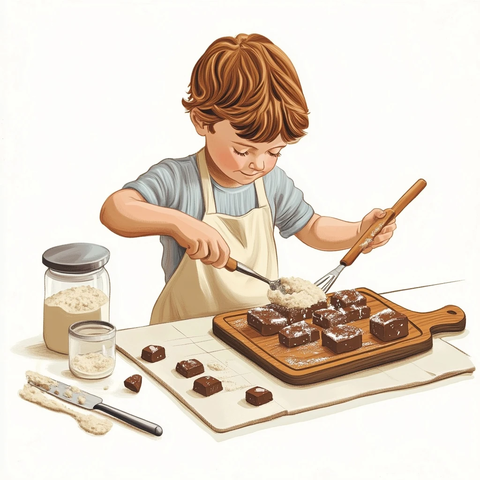 孩子烘焙乐趣时光