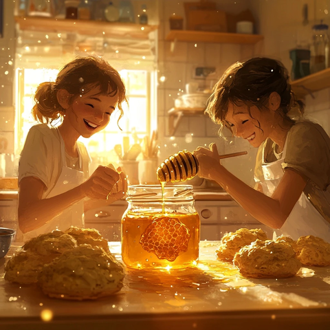 兄妹厨房烘焙蜂蜜松饼