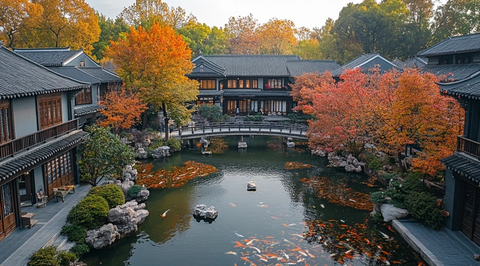 园林秋色