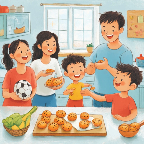 汤姆一家和本玩乐时光