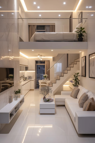 现代小公寓内部布局