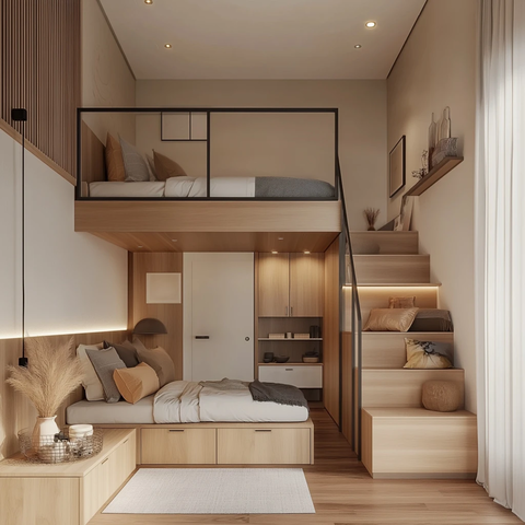 儿童房与主卧设计