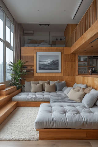 模块化沙发与简约装饰