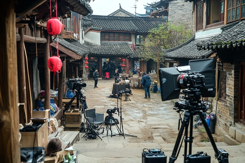 古巷拍摄现场