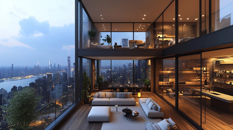 智能照明屋顶露台设计