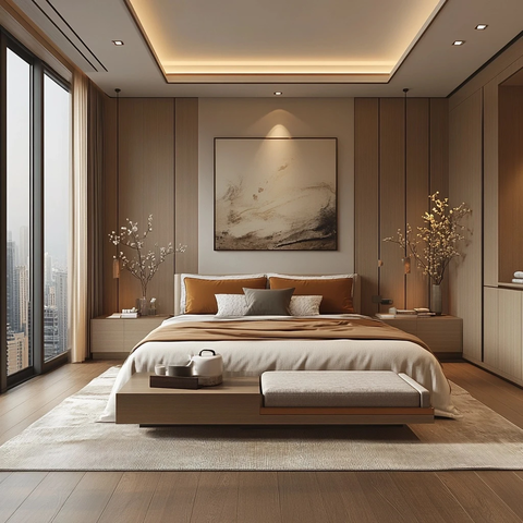 宋式风格卧室设计