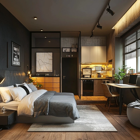 小巧舒适公寓设计