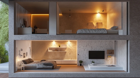 卧室隔墙声学对比展示