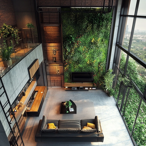 高层公寓中世纪设计