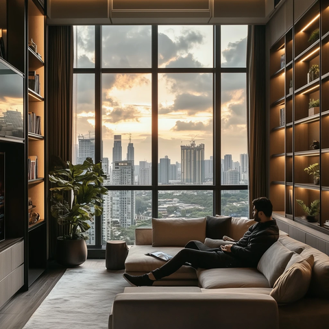 沙发窗景公寓内景