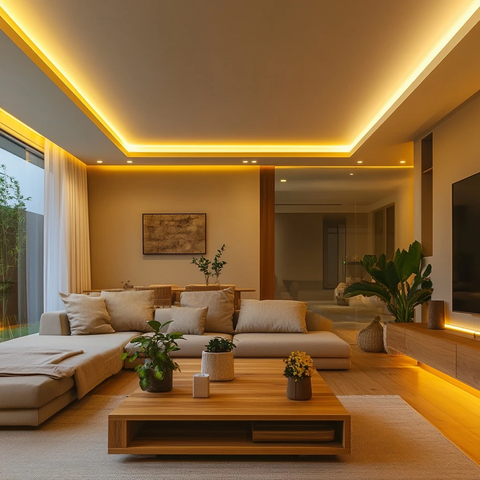 黄昏客厅软装布置