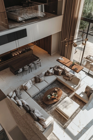 开放式客厅餐厅设计