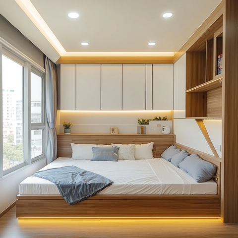 大厅玻璃门接待台木梁