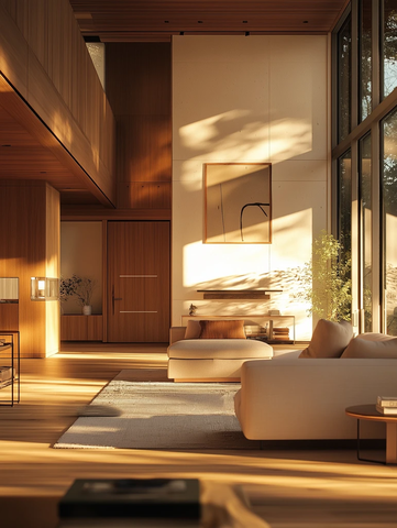 自然光温暖室内设计