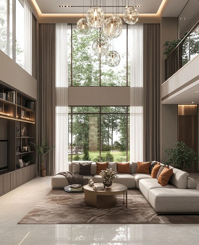 酒店大堂沙发休闲区