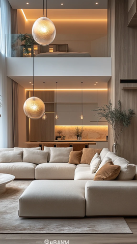 高级家居装饰灯光效果