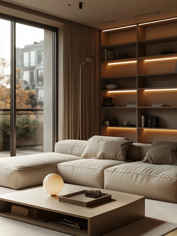 大窗户阳光客厅沙发