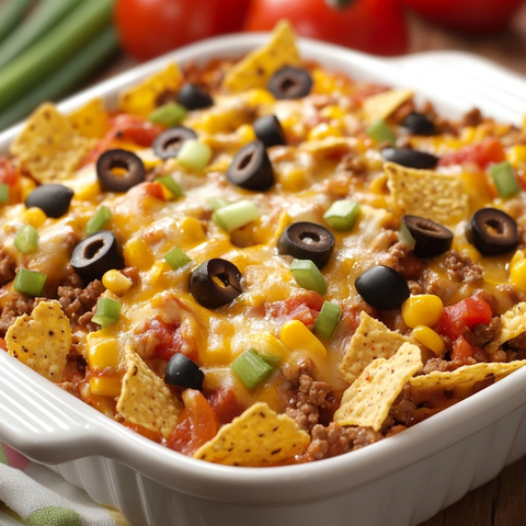 墨西哥肉馅芝士焗豆玉米