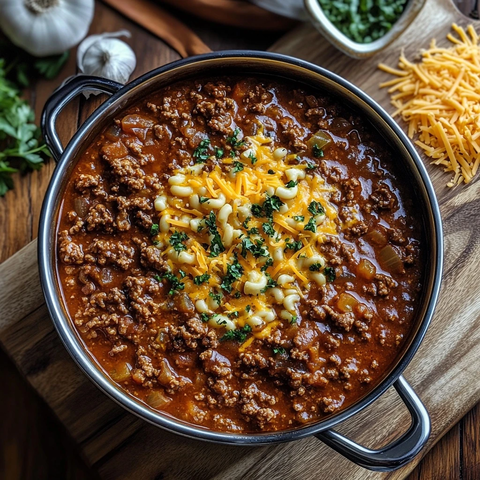 经典牛肉意大利面炖菜