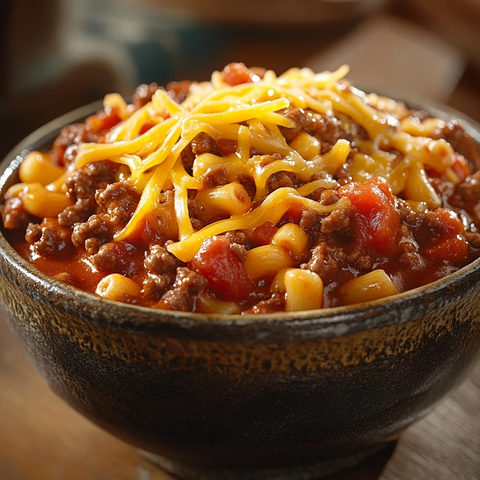 自制炖牛肉通心粉配番茄酱