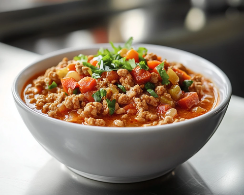 白碗鸡肉哈里萨辣椒