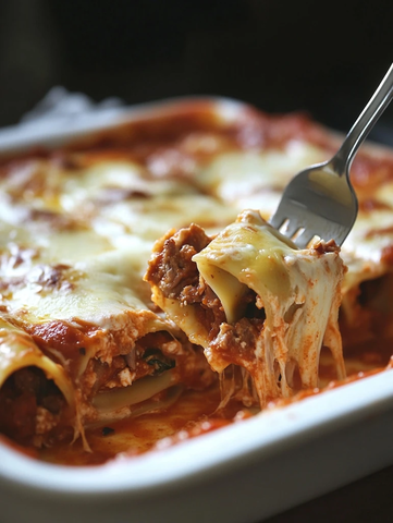 牛肉里科塔卷配番茄酱