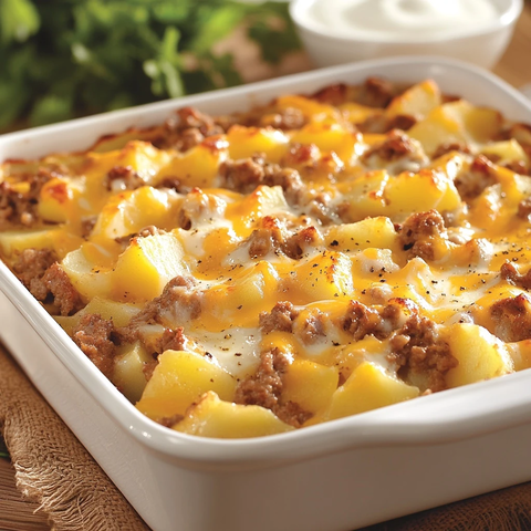 肉和土豆砂锅菜